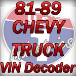 1989 chevy truck vin decoder