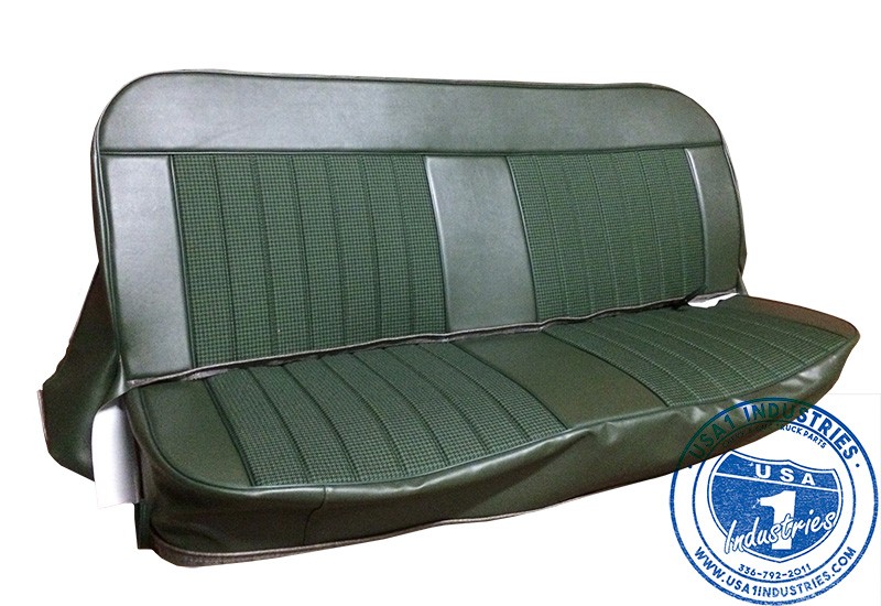 1960 66 Chevy Gmc Truck Houndstooth Bench Seat Cover With Horizontal Band Usa1 - 1966 Chevy C10 Bench Seat Cover