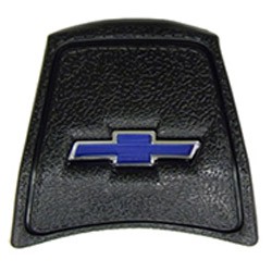 1969-72 Chevy Truck Black Horn Cap, Black w/ Blue "Bowtie" Logo