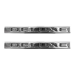 1971-1972 Chevy & GMC Truck Fender Side Emblems, Deluxe
