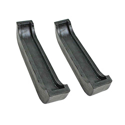 1967-72 Chevy & GMC Truck Radiator Mount Pads, Upper or Lower, 4 Core Radiator; 3 or 4 Core w/AC; 4x4 Truck, Pair
