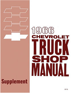 1966 Chevy Truck Shop Manual Supplement