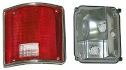 1973-87 Fullsize Chevy & GMC Fleetside Truck Tail Light Assembly, with Trim, Right