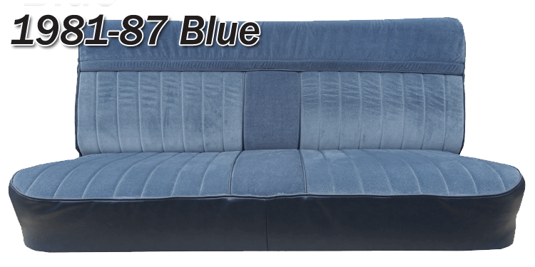 1981 91 Fullsize Chevy Gmc Truck Crew Cab Rear Vinyl Cloth Bench Seat Cover Parts - Vinyl Bench Seat Covers For Trucks