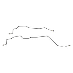 1981-87 Chevy & GMC Truck Rear Axle Brake Lines, 2wd, Corporate Rear End, 3/4 Ton, 14 Bolt Cover. 2 pieces