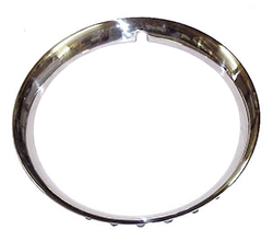 1947-80 Chevy & GMC Truck Wheel Trim Ring, Smooth Convex, Stainless, 15", Each 