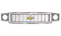 1973-74 Chevy Truck Grille Kit, Silver