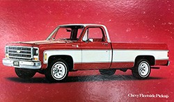 1973-80 Fullsize Chevy & GMC Truck Fleetside Body Side Molding Set, Longbed