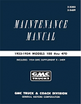 1953-54 GMC Truck Maintenance Manual
