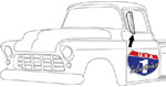 1955-59 Chevy & GMC Truck Vent Window Seals