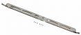 1960-66 Chevy Truck Door Sill Plates with Bowtie, Polished Stainless Steel, Each