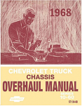 1968 Chevy Truck Chassis Overhaul Manual