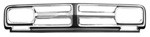 1971-72 GMC Truck Chrome Grille Frame with Black Accent