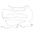 1981-87 Chevy & GMC Truck Complete Brake Line Set, Manual Disc Brakes, 2wd, 1/2 Ton Short Bed