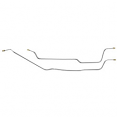 1973-80 Chevy & GMC Truck Rear Axle Brake Lines, 4wd, Corporate Rear End, 3/4 & 1 Ton, 14 Bolt Cover. 2 pieces