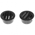 1964-66 Chevy & GMC Truck Defroster Top Vents Black, Pair